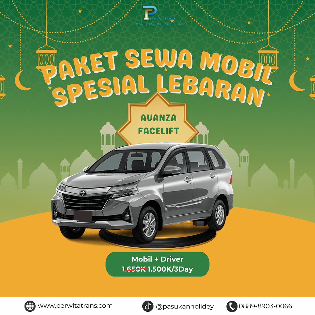 tarif sewa mobil lebaran 2025
