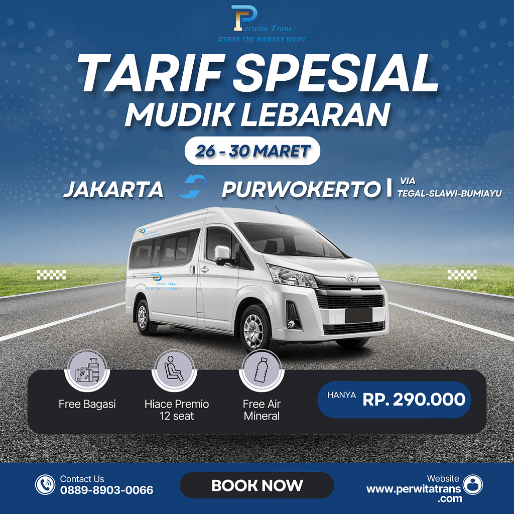 travel mudik jakarta purwokerto